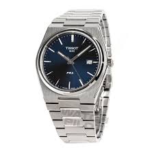 Tissot PRX Men's Stainless Steel Quartz Watch – Blue Dial Luxury Men's Stainless Steel Analog Watch with Blue Dial Tissot PRX Classic Silver Bracelet Watch for Men Premium Men's Business Watch – Blue Dial Stainless Steel Timepiece